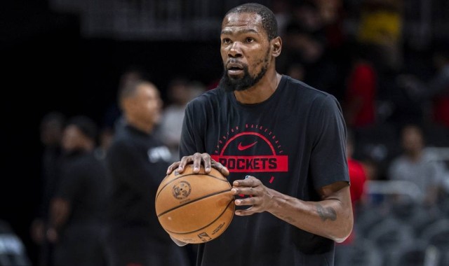 KD：我在太阳打中锋队友太矮 高端局中是灾难